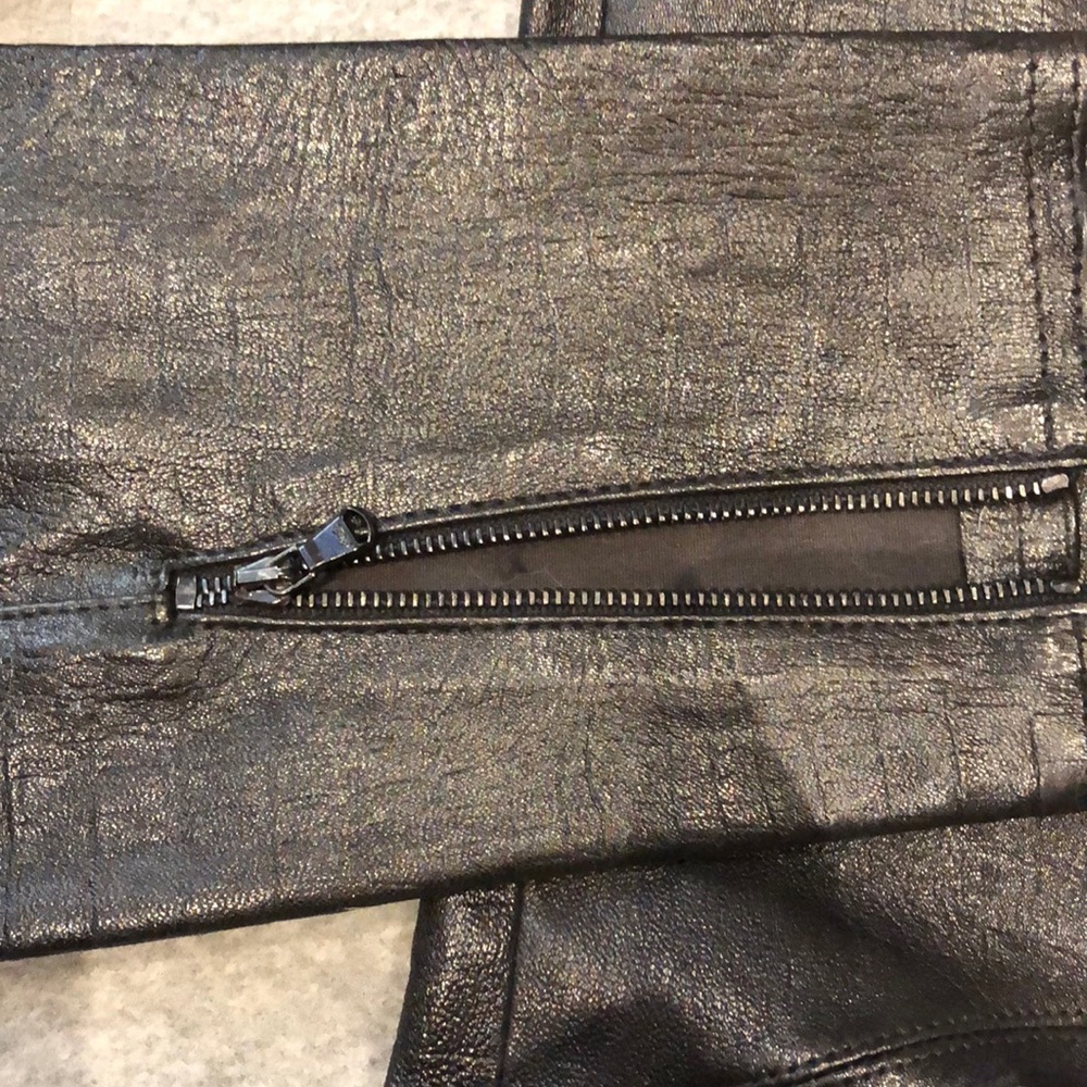 Leather zip Kiki de Montparnasse pants - Picture 4 of 4